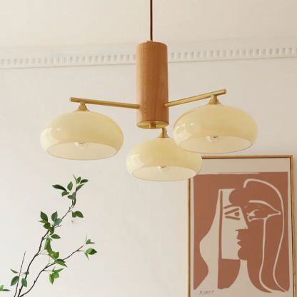 Valentina Modern Metal Glass Elliptical Pendant Light Shades Living Dining Room