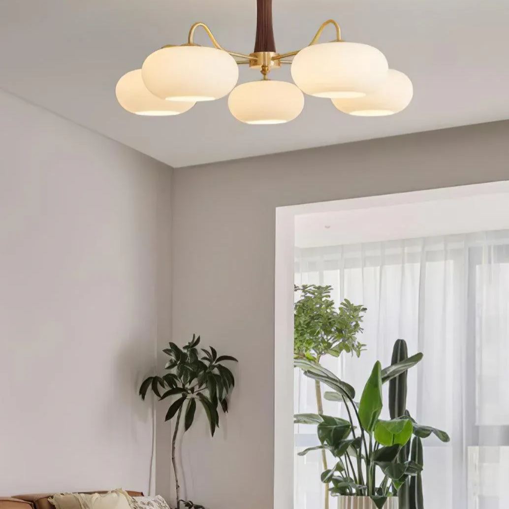 Valentina Vintage Metal Wood Pendant Light Bedroom Living Room