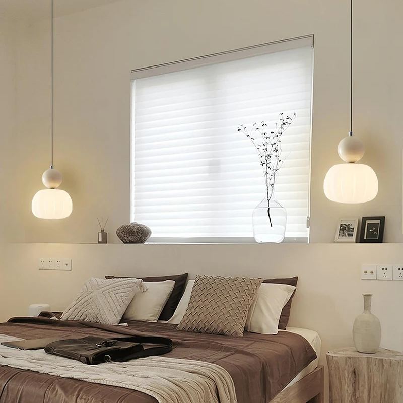 Hailie Modern Round Acrylic Pendant Light Shades Bedroom Dining Room