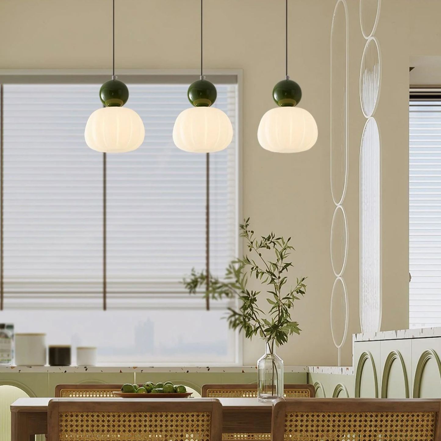Hailie Modern Round Acrylic Pendant Light Shades Bedroom Dining Room