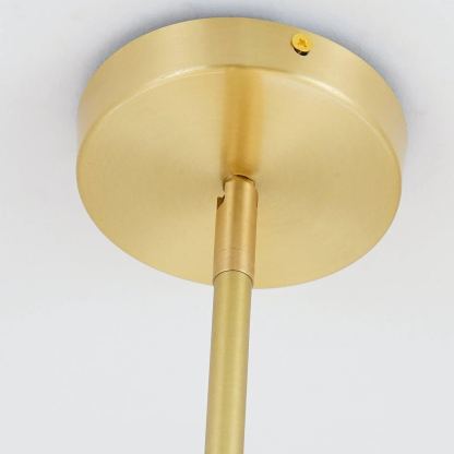 Valentina Modern Urban Brass Chandelier Living Dining Room