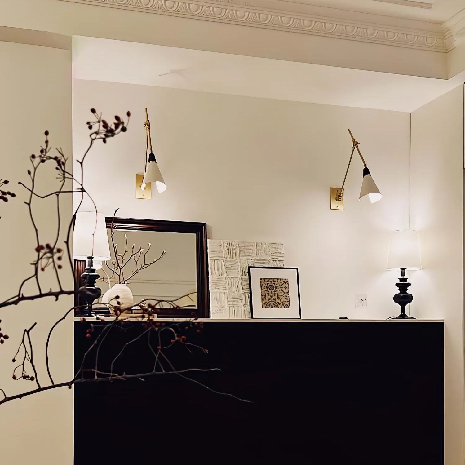 Alessio Modern Urban Metal Wall Light Living Room Bedroom Bathroom