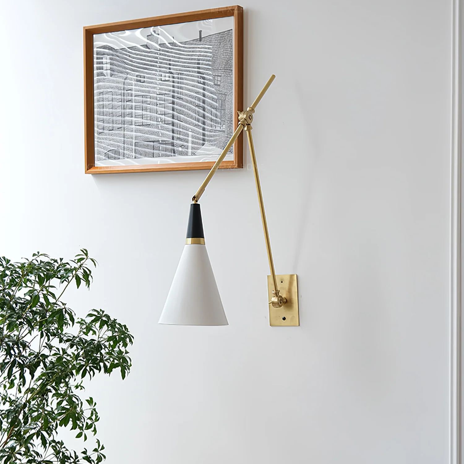 Alessio Modern Urban Metal Wall Light Living Room Bedroom Bathroom