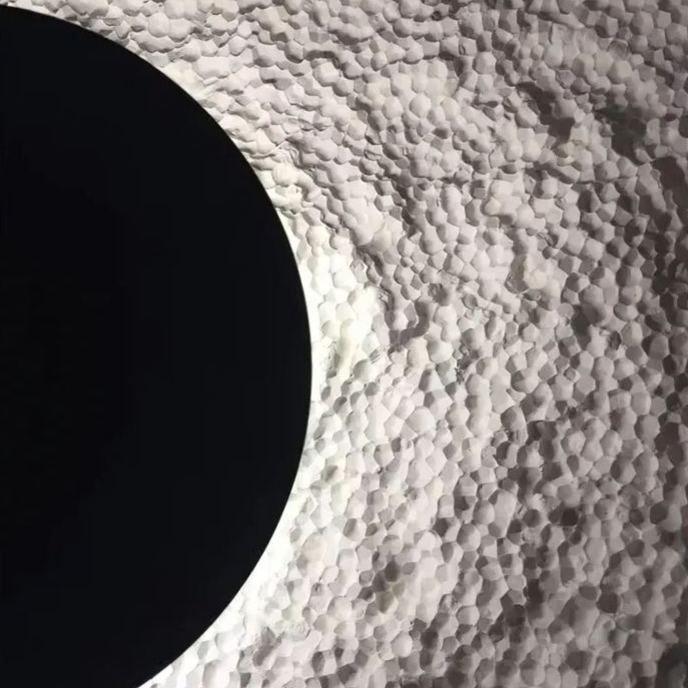 Byers Modern LED Round Resina Wall Lamp Bedroom Dining Room