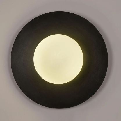 Orr Modern Minimalism Round Glass Wall Light Bedroom Living Room