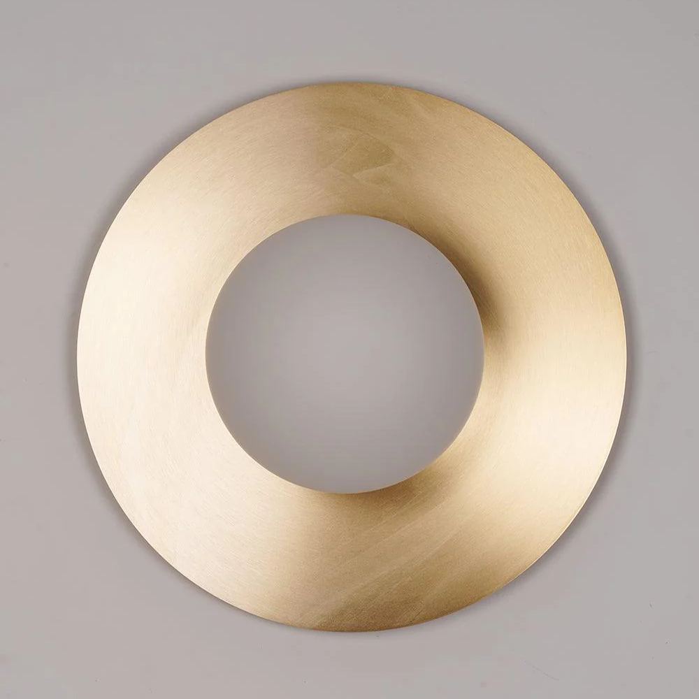 Orr Modern Minimalism Round Glass Wall Light Bedroom Living Room