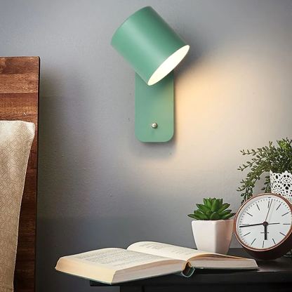 Edge Modern Minimalism Metal Wall Light Bedroom Hallway Study Room