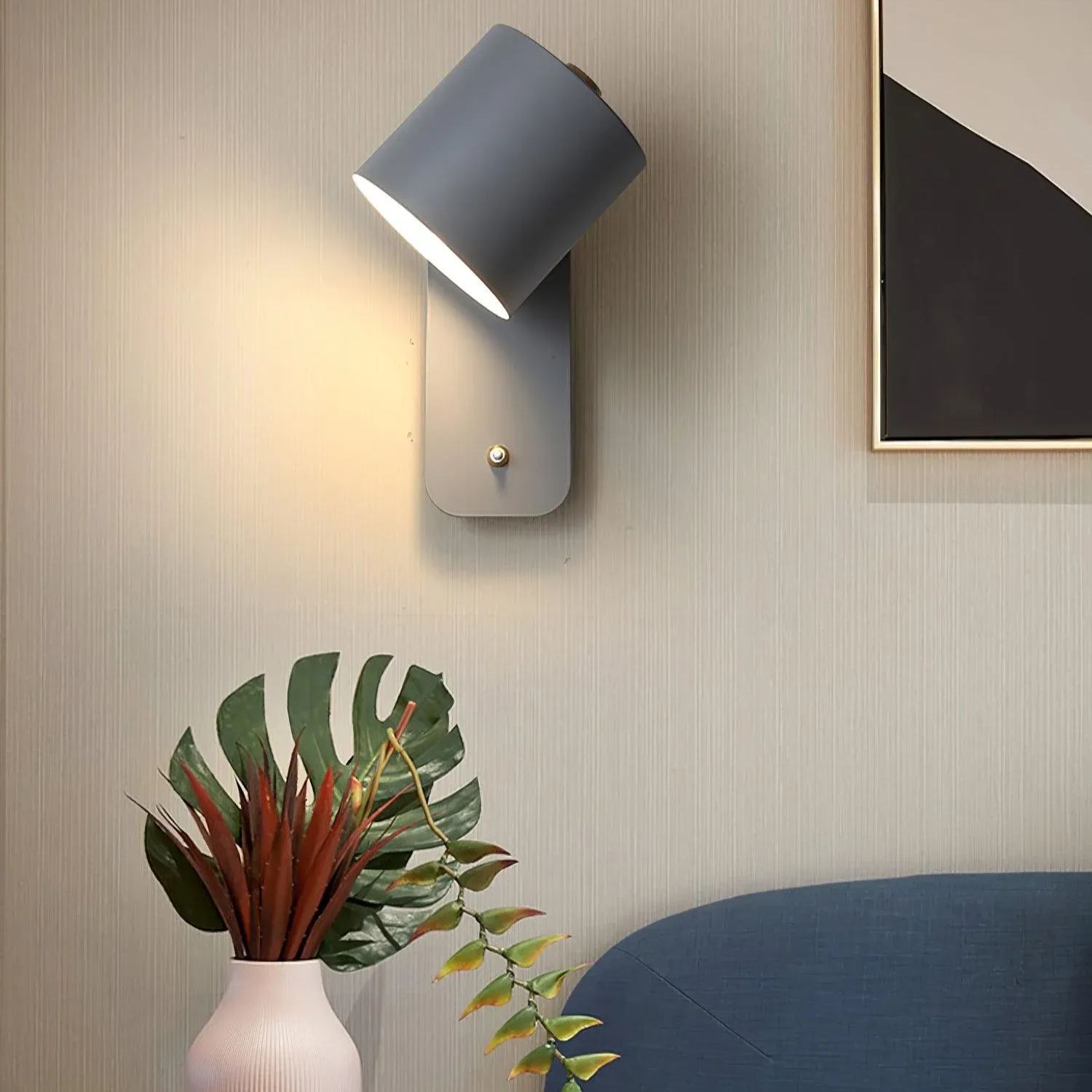 Edge Modern Minimalism Metal Wall Light Bedroom Hallway Study Room