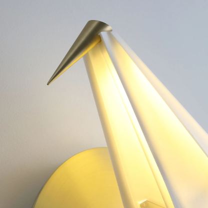 Orr Modern Unusual Bird PC Metal Wall Light Bedroom Study Living Room