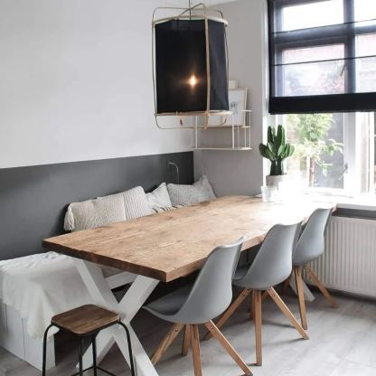 Ozawa Modern Cottage Fabric Pendant Light Shades Living Dining Room Bedroom