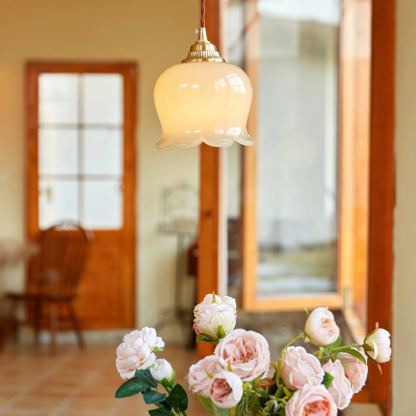 Carins Vintage Flower Resin Pendant Light Bedroom Living Dining Room