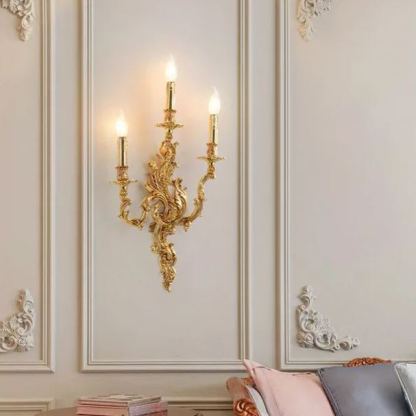 Alessio Vintage Palace Candle Wall Light Living Room Bedroom Bathroom