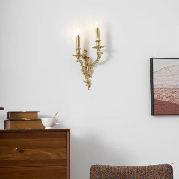 Alessio Vintage Palace Candle Wall Light Living Room Bedroom Bathroom