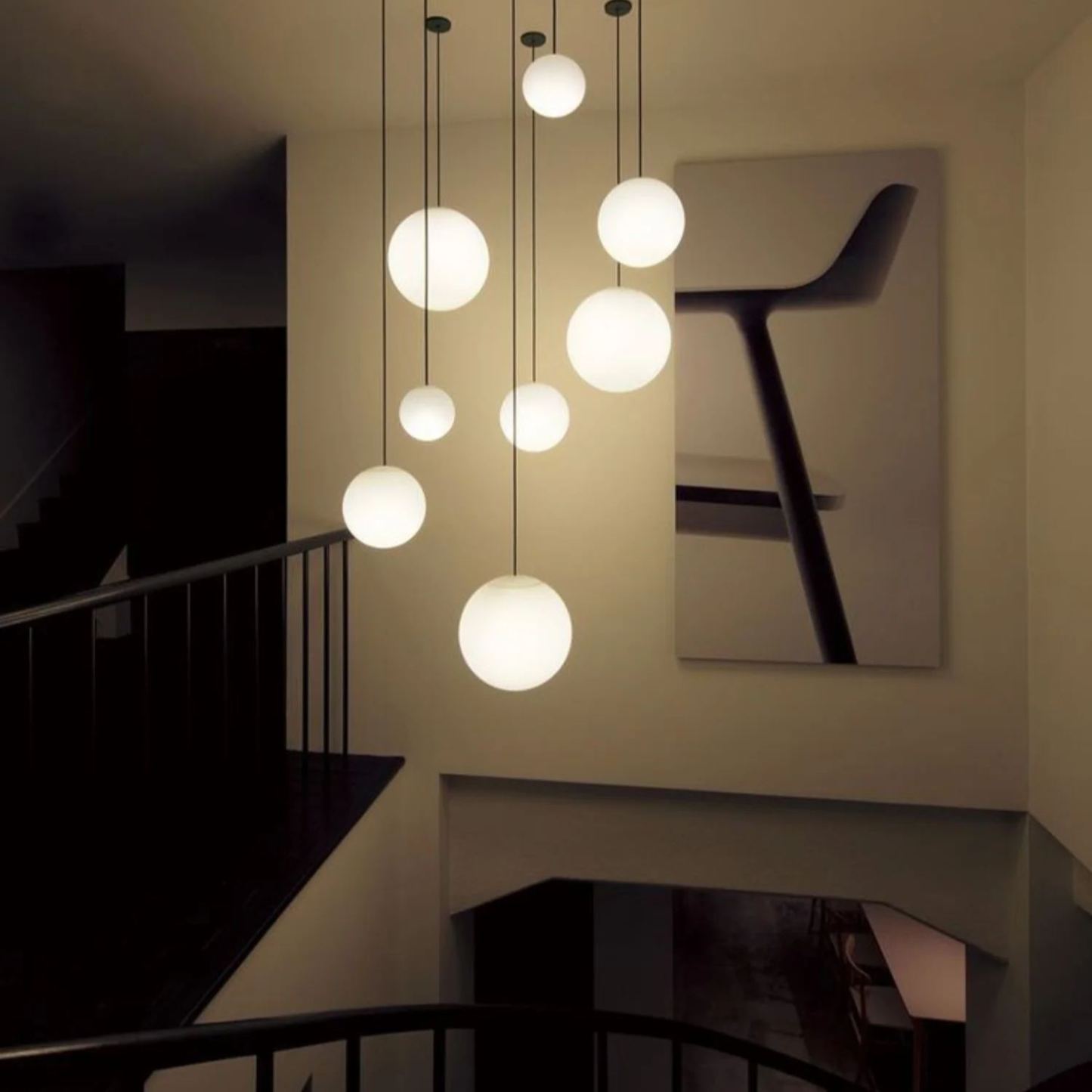 Hailie Modern Minimalism Glass Pendant Light Dining Room Bedroom