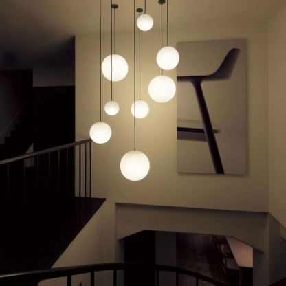 Hailie Modern Minimalism Glass Pendant Light Dining Room Bedroom
