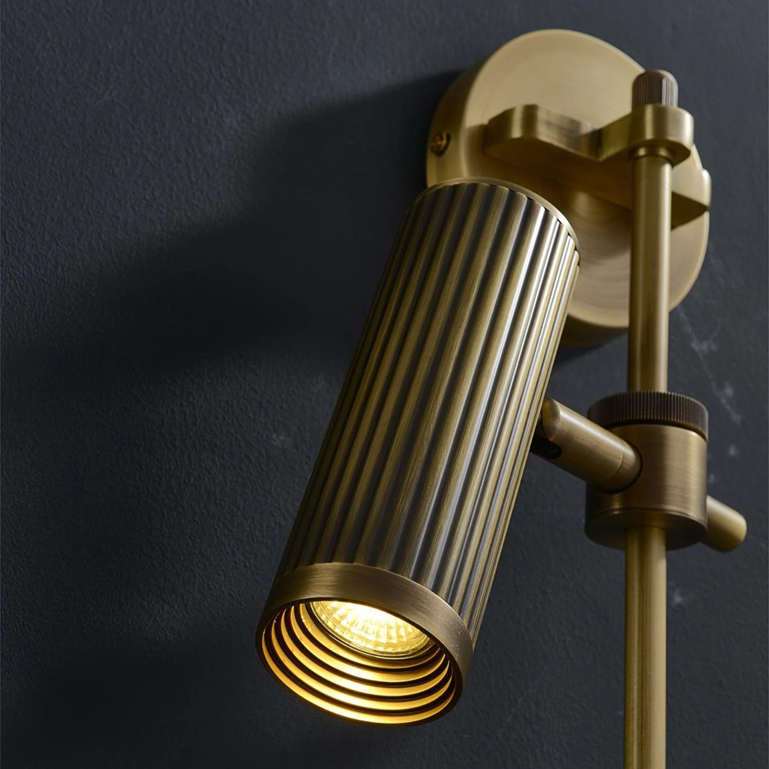 Edge Modern Industrial Metal Wall Light Bedroom Living Room