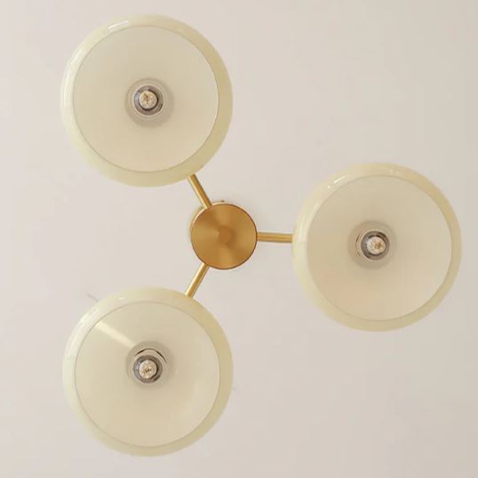 Valentina Modern Metal Glass Elliptical Pendant Light Shades Living Dining Room