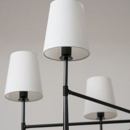Alessio Vintage Classical Brass Fabric Pendant Light Shades Living Dining Room