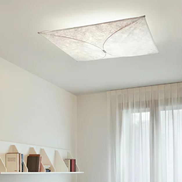 Ozawa Natural Paper Metal White Wall Lamp Dining Room Bedroom