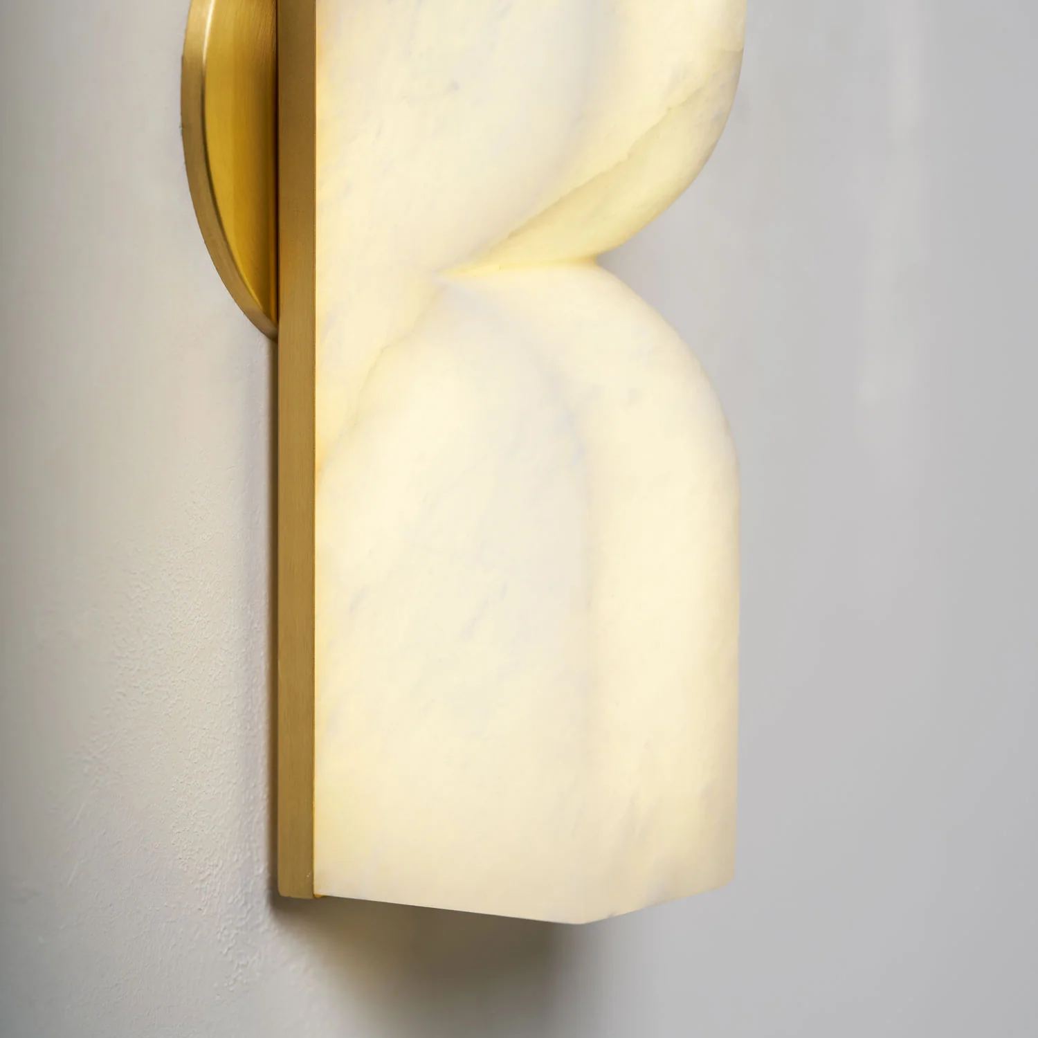 Jade Alabaster Rectangular Modern Wall Light Shades Hallway Bedroom