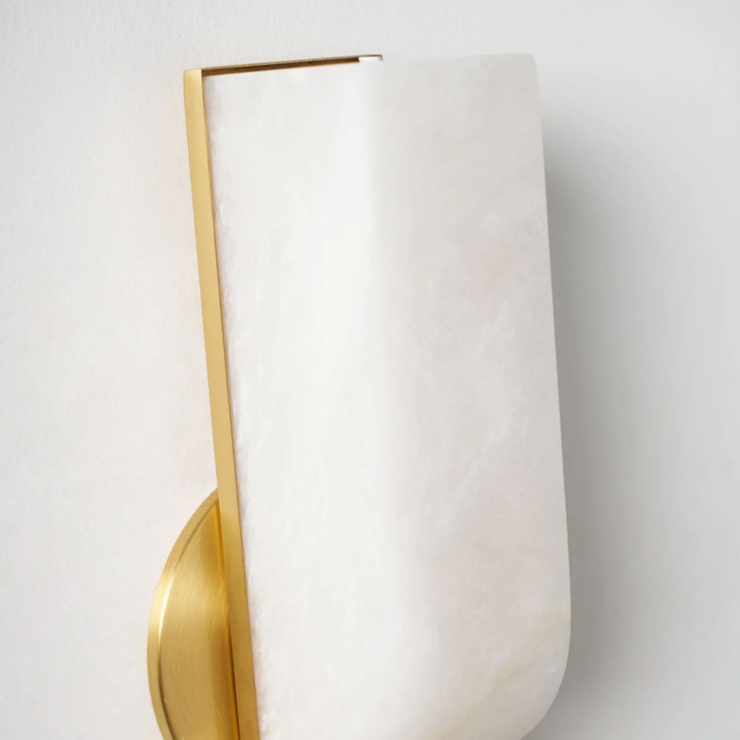 Jade Alabaster Rectangular Modern Wall Light Shades Hallway Bedroom