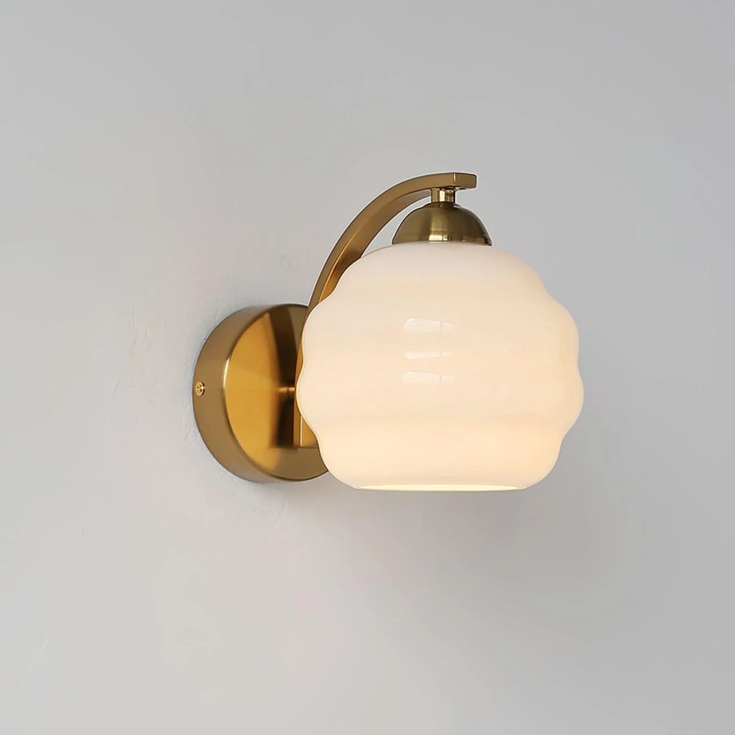Carins Vintage Antique Glass Wall Light Shades Bedroom Living Room