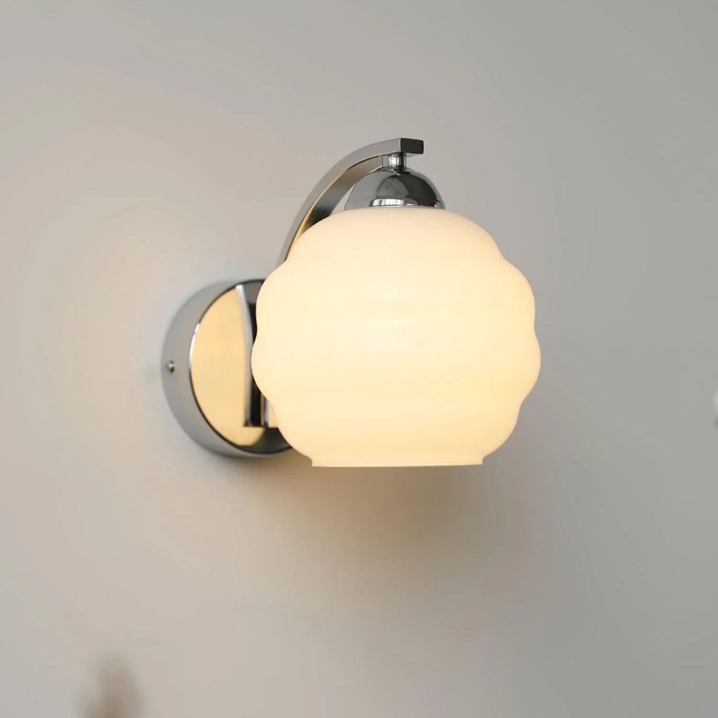 Carins Vintage Antique Glass Wall Light Shades Bedroom Living Room