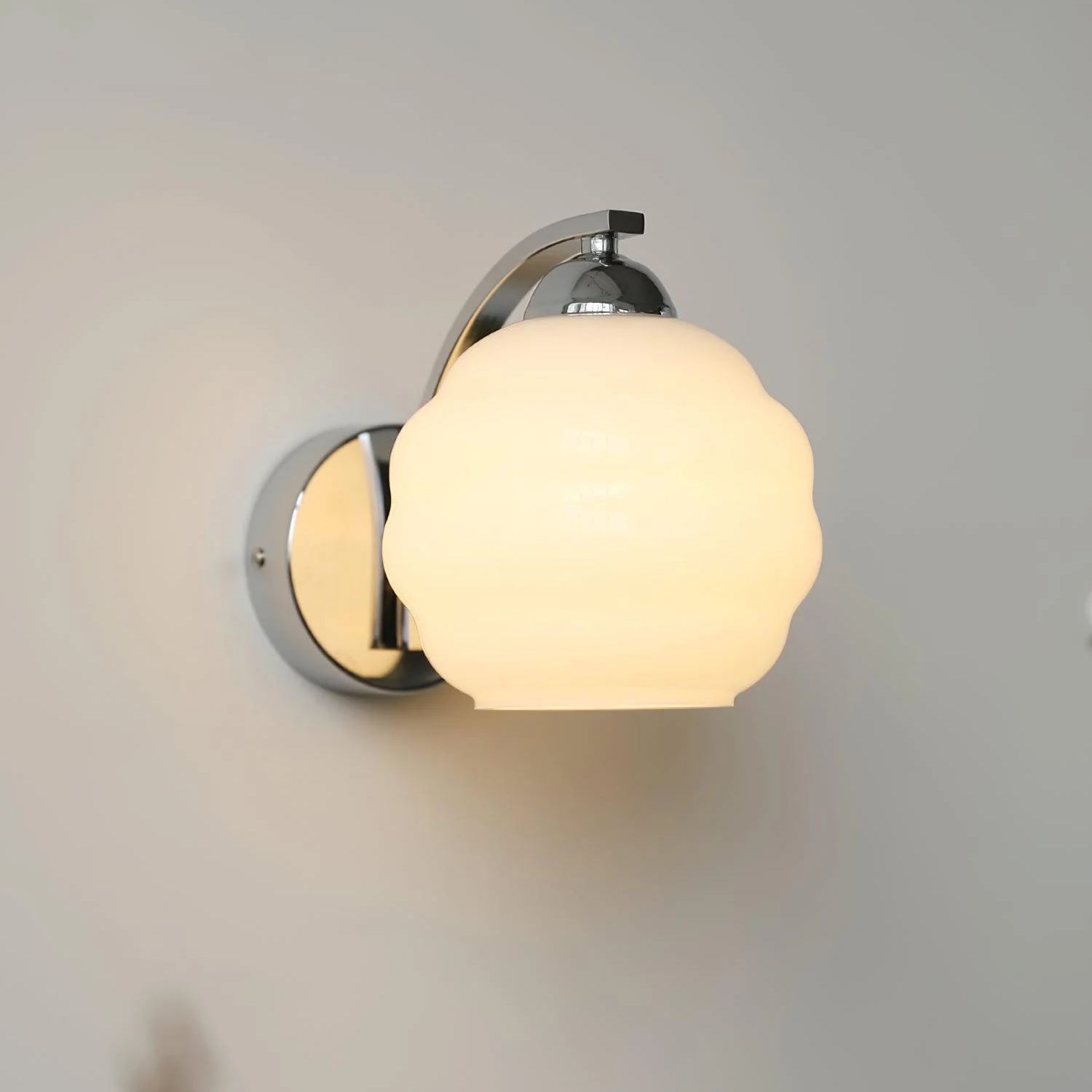 Carins Vintage Antique Glass Wall Light Shades Bedroom Living Room