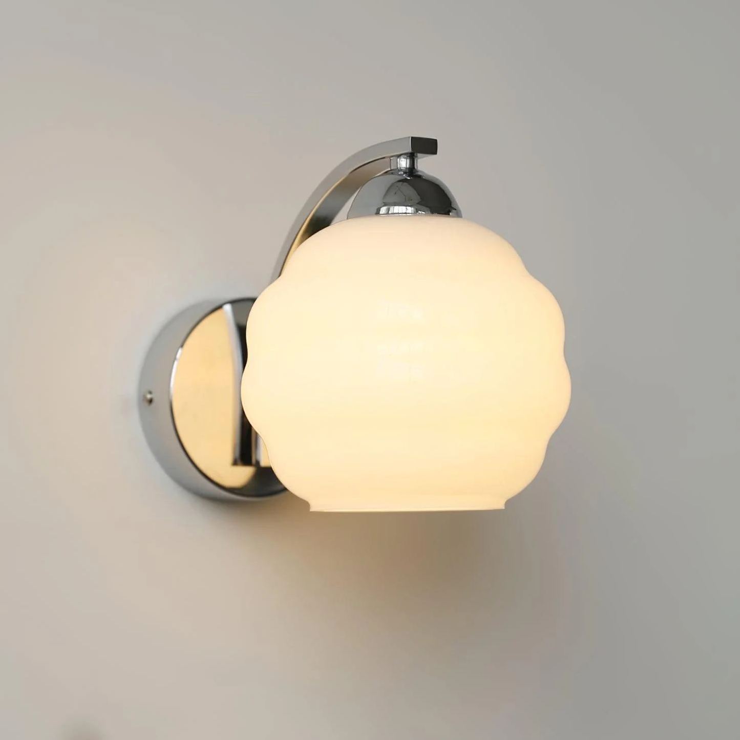 Carins Vintage Antique Glass Wall Light Shades Bedroom Living Room