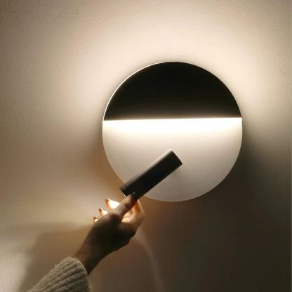 Edge Minimalism Metal Black White Wall Light Dining Room Bedroom