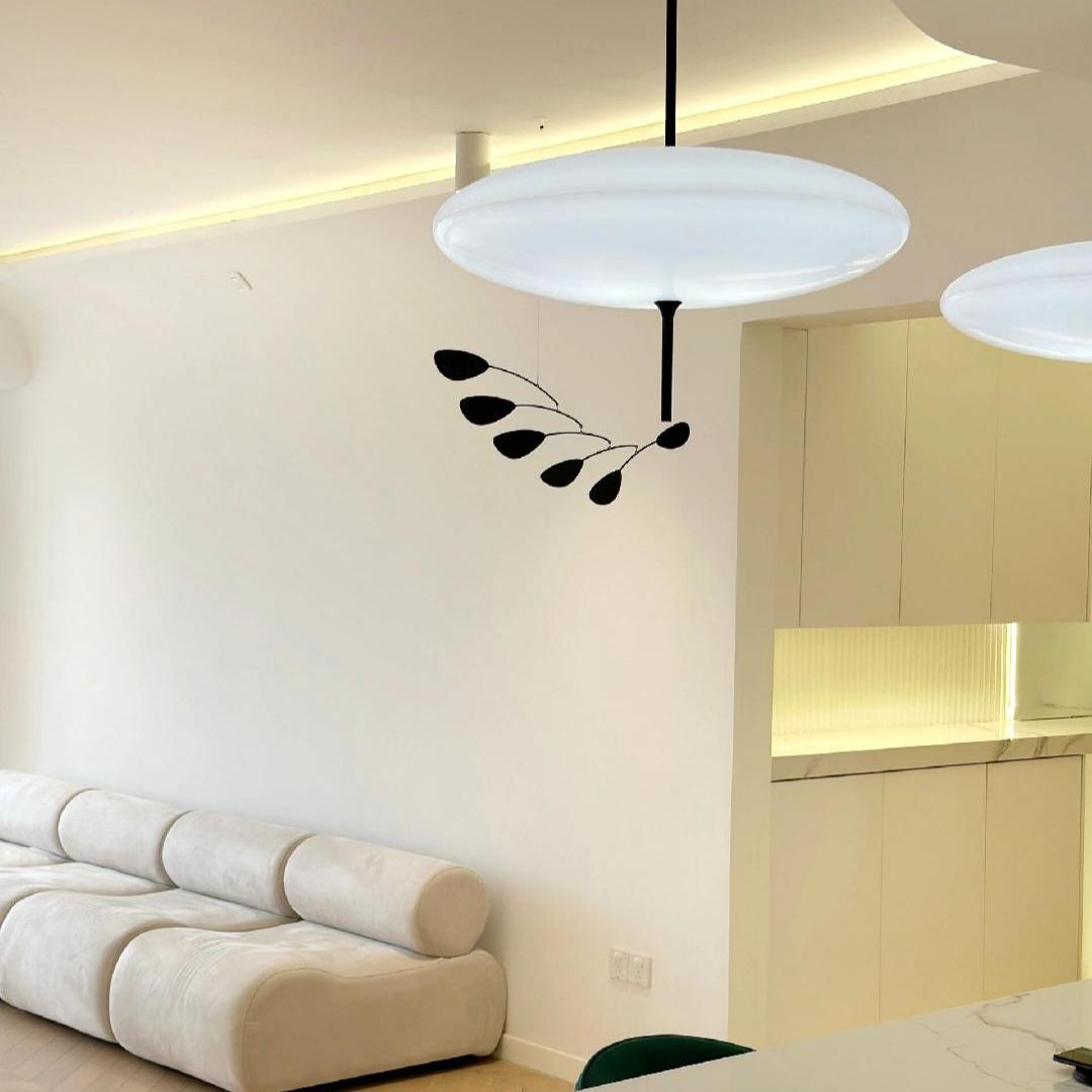 Leilani Nordic Modern Oval Single Pendant Light