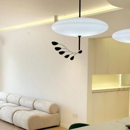 Leilani Nordic Modern Oval Single Pendant Light