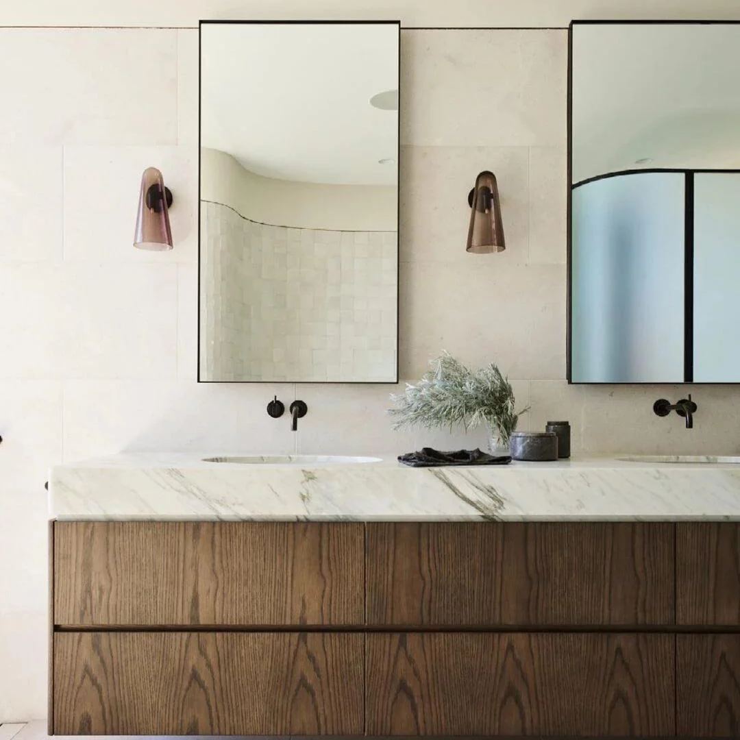 Edge Modern Unusual Glass Wall Light Shades Bathroom Bedroom Hallway