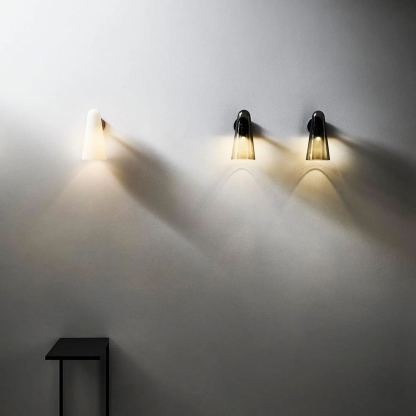 Edge Modern Unusual Glass Wall Light Shades Bathroom Bedroom Hallway