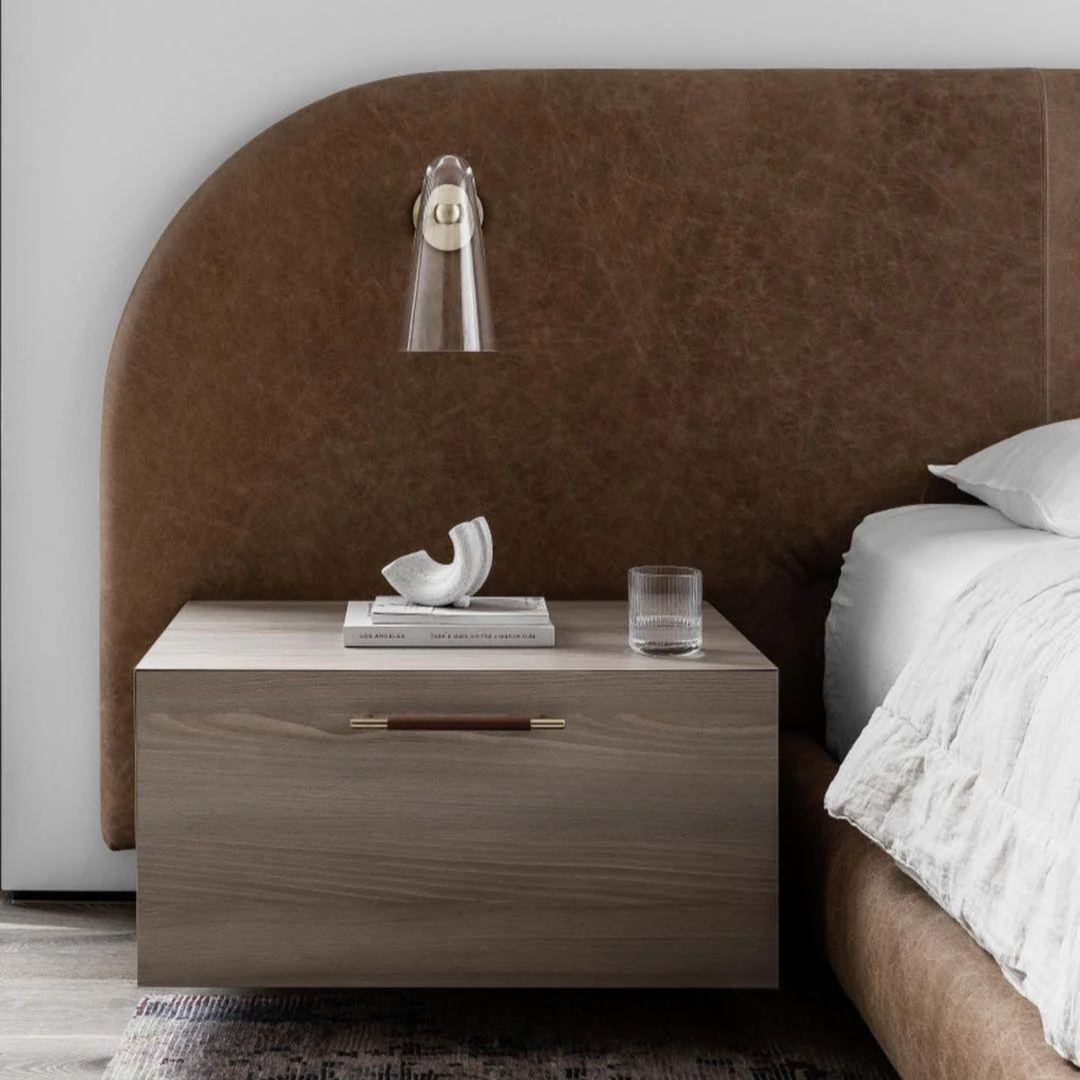 Edge Modern Unusual Glass Wall Light Shades Bathroom Bedroom Hallway