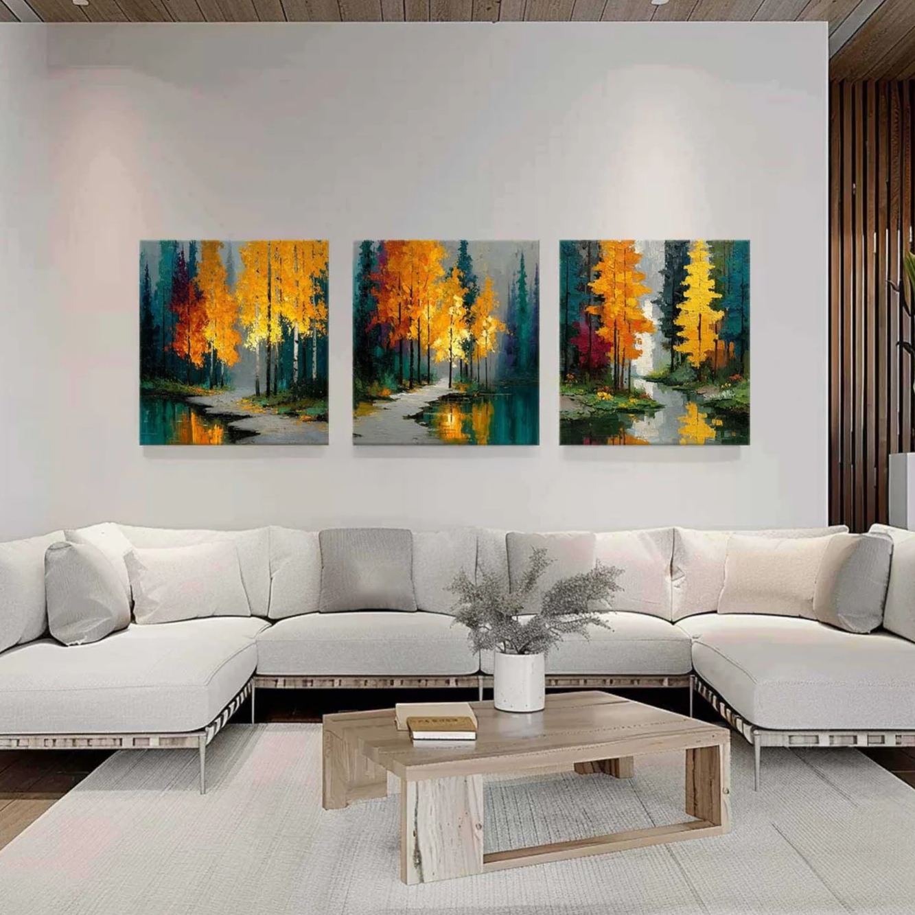 Colorful Landscape Art Set Of 3 #MS162