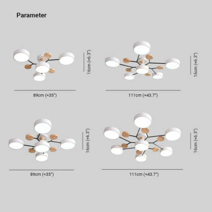 Sienna Ceiling Light - Dimensions and Specifications
