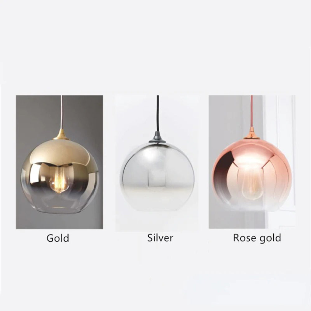 Levy Pendant Lights: Gold, Silver & Rose Gold