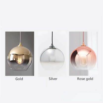 Levy Pendant Lights: Gold, Silver & Rose Gold