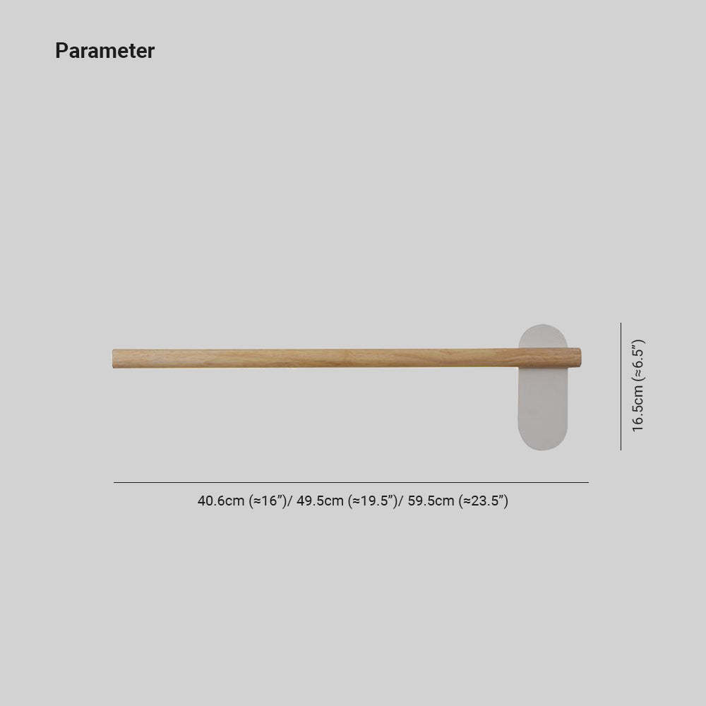 Ozawa Wood Wall Lamp Dimensions, Parameter
