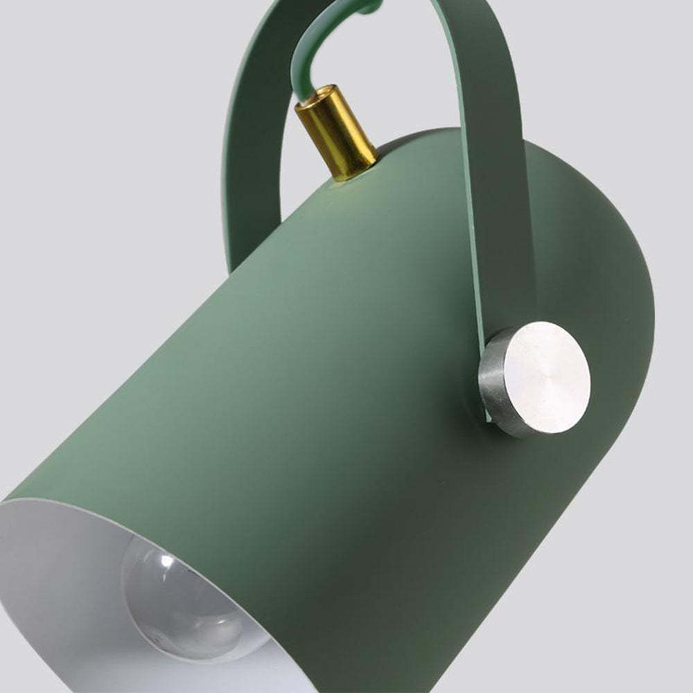 Green Morandi style pendant light detail