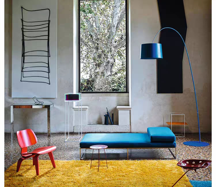 Eryn Modern Floor Lamp in a modern living room setting