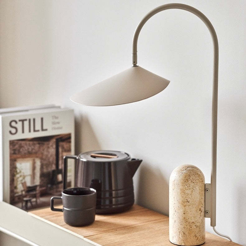 Nordic Minimalist Table Floor Lamp Black Beige Living Room | Las Sola