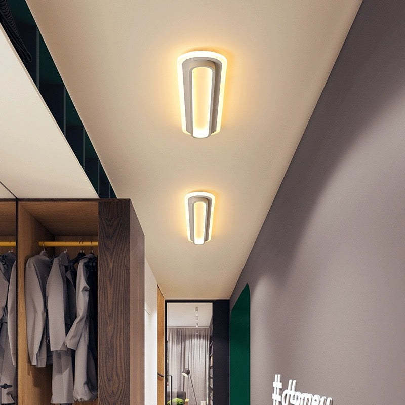Modern Enzo ceiling lights in hallway