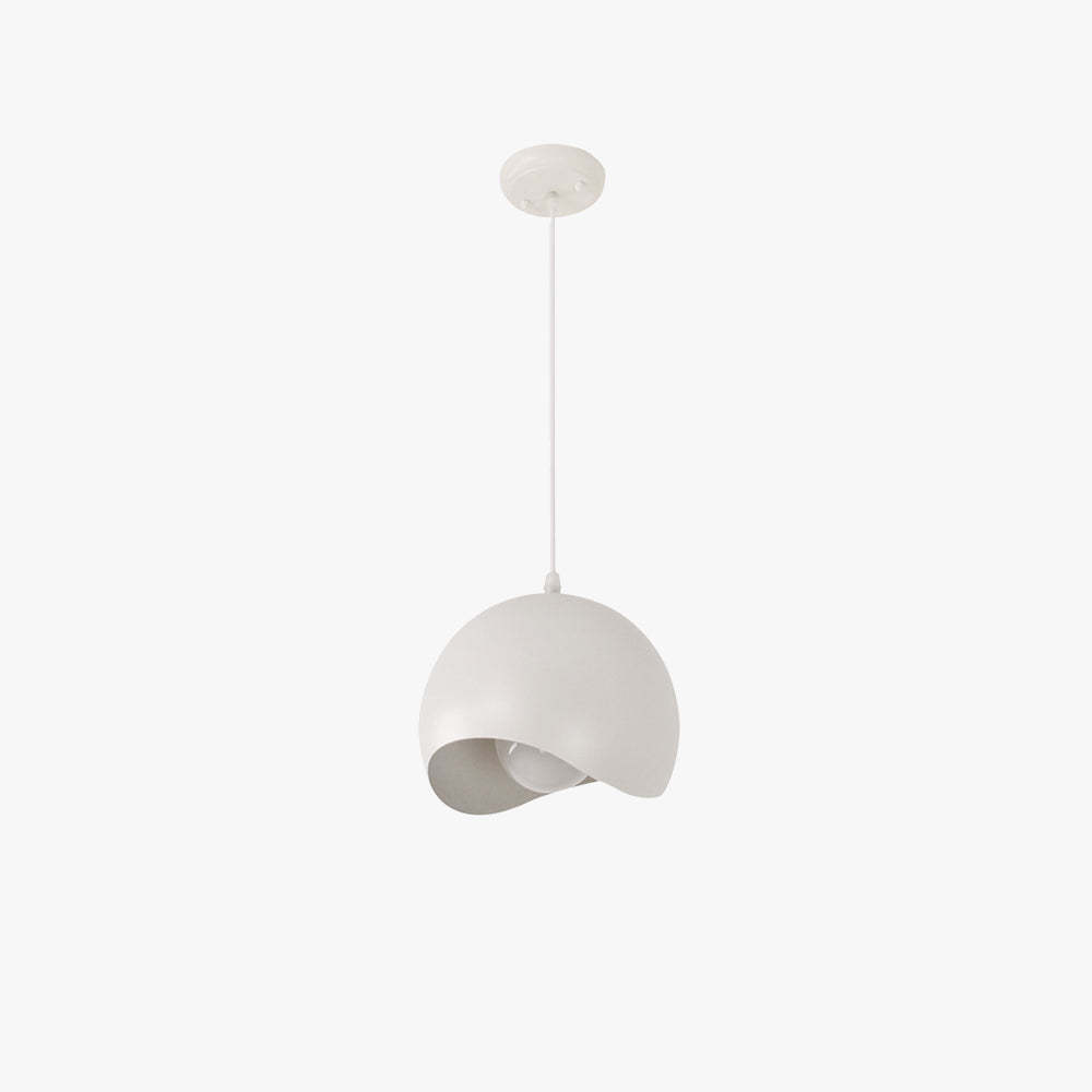 Leilani Creative Globe Pendant Light White Metal - Bedroom/Living Room