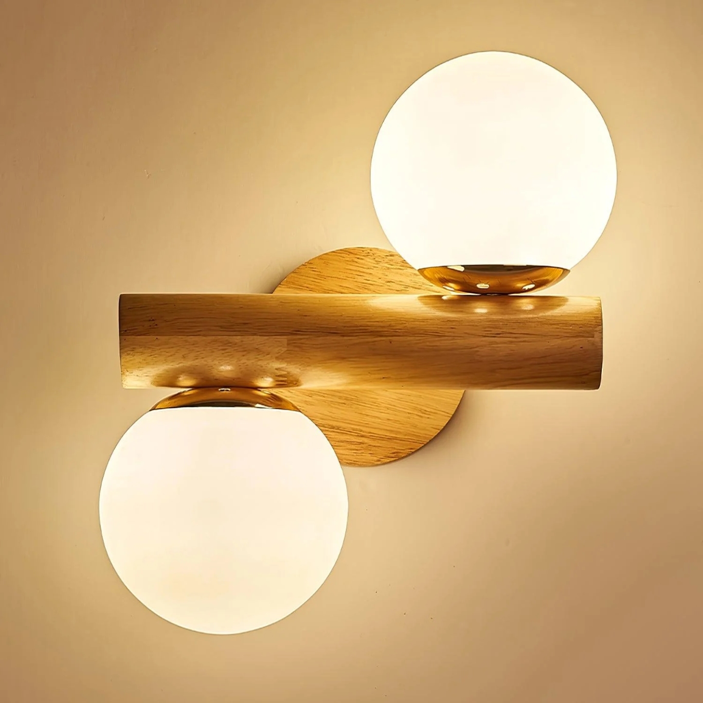 Ozawa Antique Cottage Wood Wall Light Bedroom Living Room Hallway