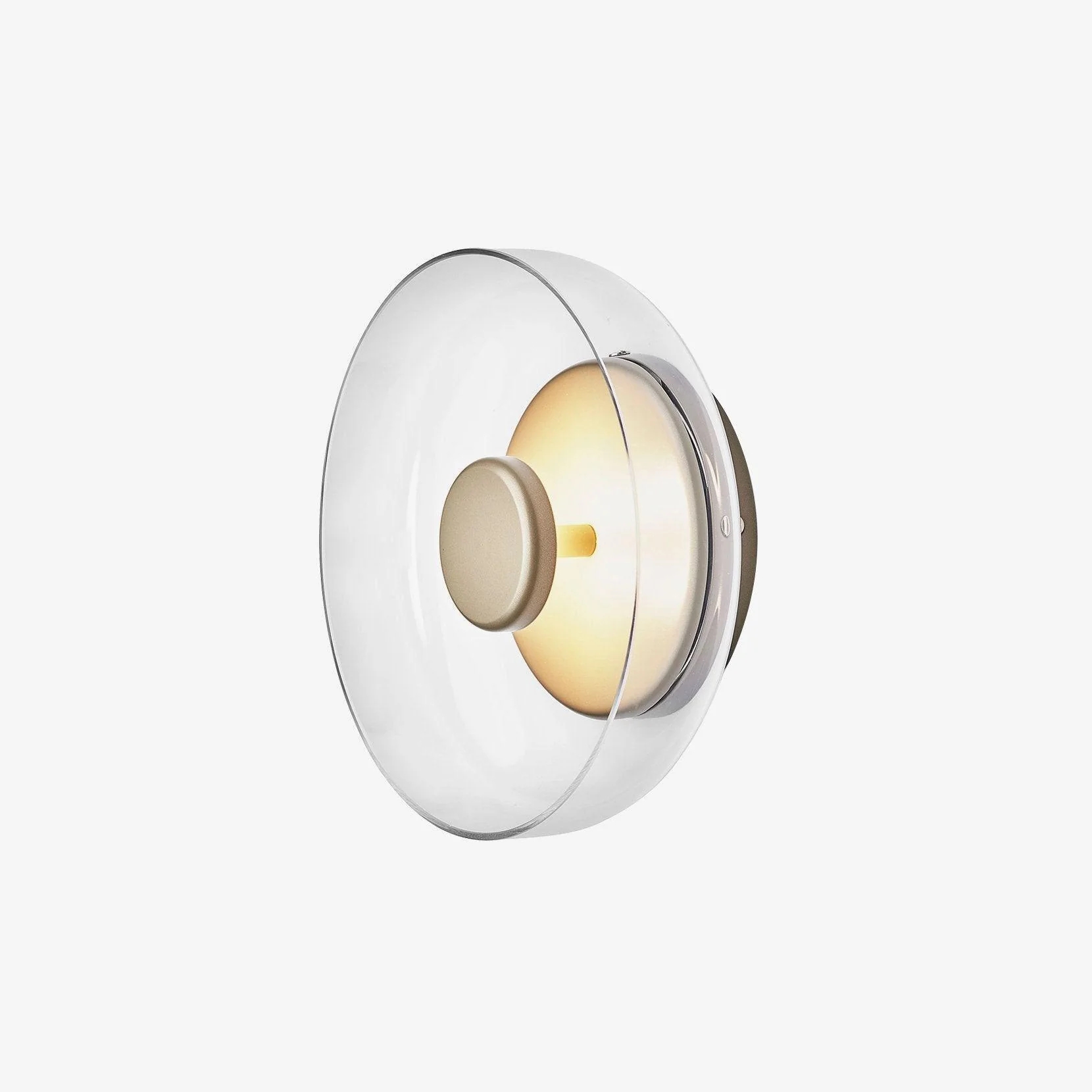 Hailie Modern Round Bowl Glass Wall Light Shades Bedroom Hallway