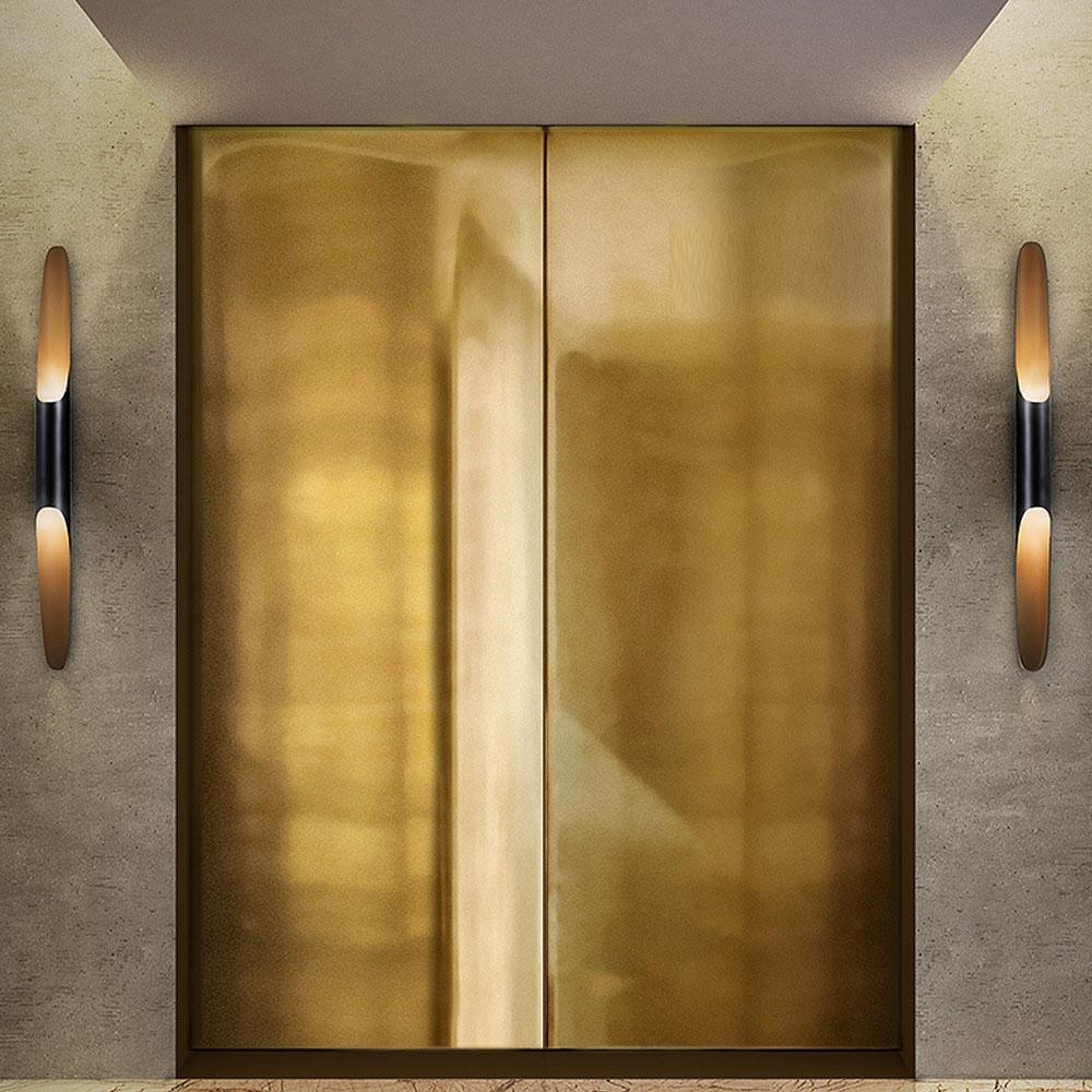 Orr Modern Minimalism Long Metal Wall Light Living Room Bedroom Hallway