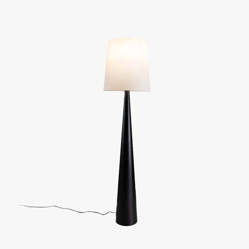 Eryn Floor Lamp Cone Shaped Nordic Fabric Art Living Room
