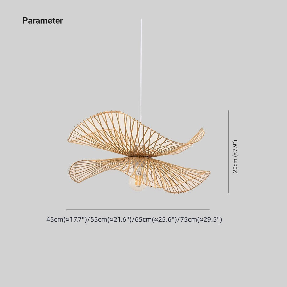 Muto Rattan Pendant Light Dimensions Muto Woven Rattan Pendant Light, Dining Room/Bedroom/Restaurant